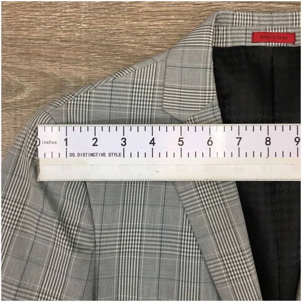 John Varvatos Mens Blazer Sport Coat 2 Button Casual Jacket Size 36R Cotton Suit